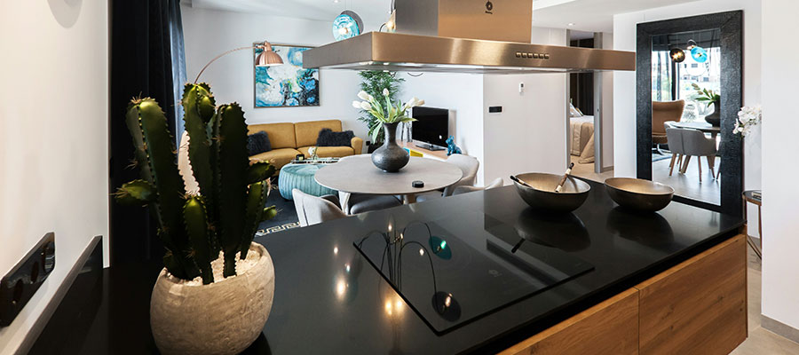 panoramica di una casa domotica